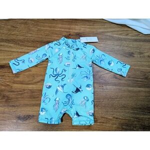NWT Janie & Jack Size 0-3 Sea Creature Rash Guard